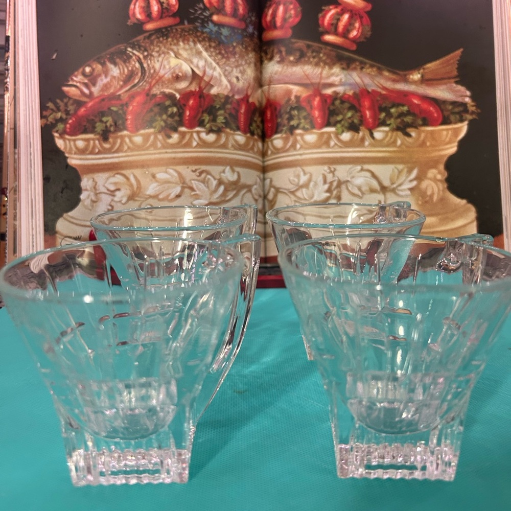 RCR Cristalleria Italiana Whiskey/Punch Glasses Set of 4